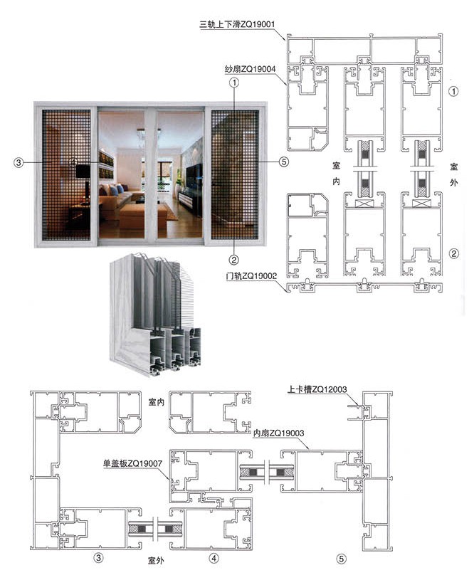 ZQ190重型推拉门系列